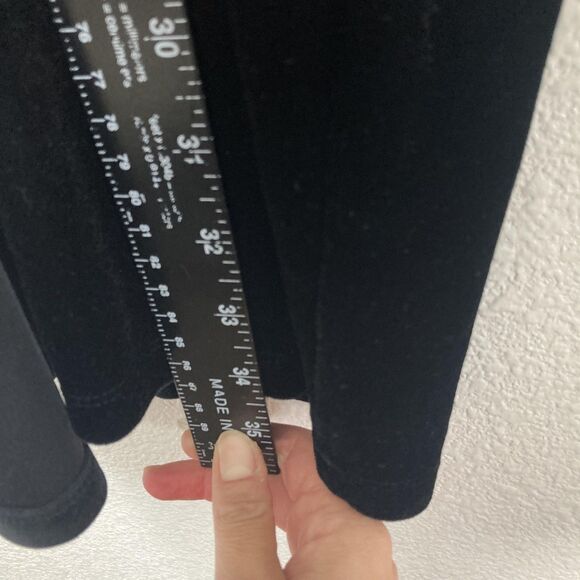 Jonquil by Diane Samandi Kimono Robe Small Black Velvet Satin Trim 3/4 Sleeve - Picture 7 of 14